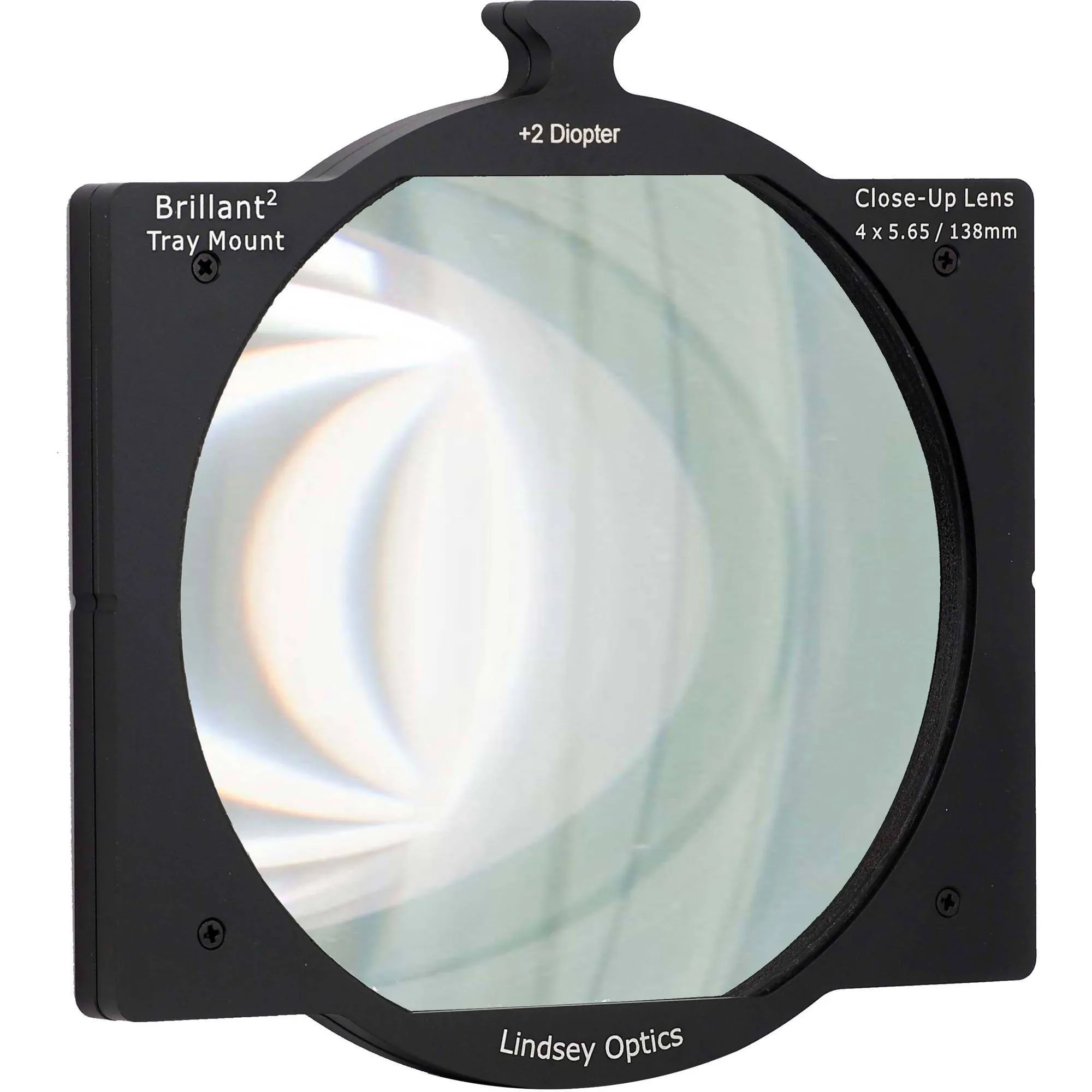 Lindsey Optics 4 x 5.65" +2 Diopter (Tray Mount)