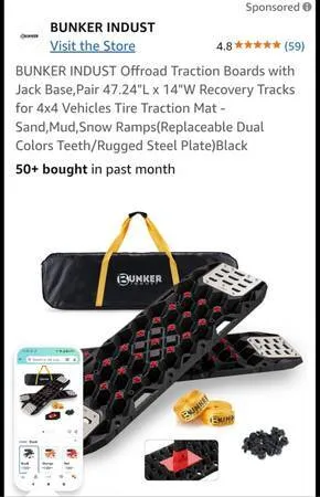 Bunker Industries Off-Road Traction Boards