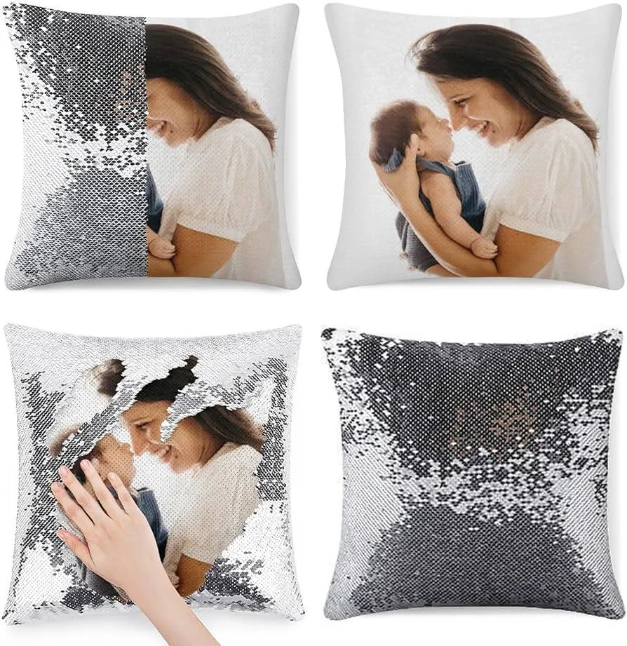 Custom Sequin Pillow