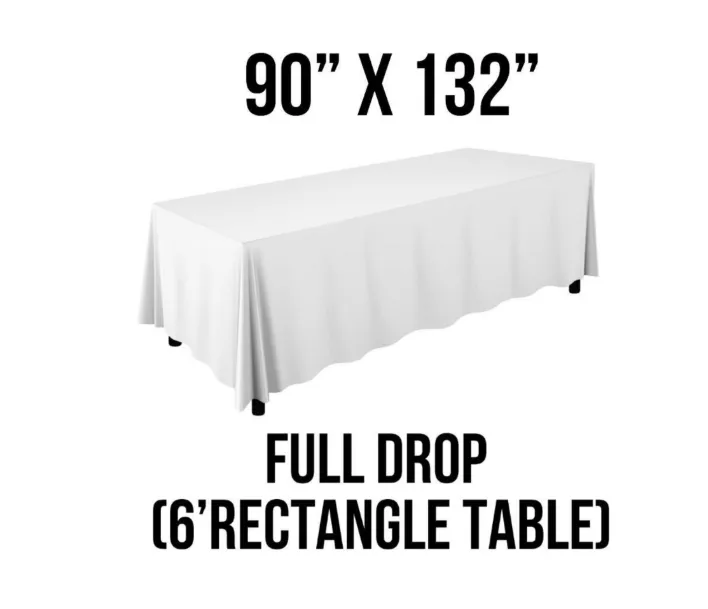 Rectangular Table Cloth 90"x132"
