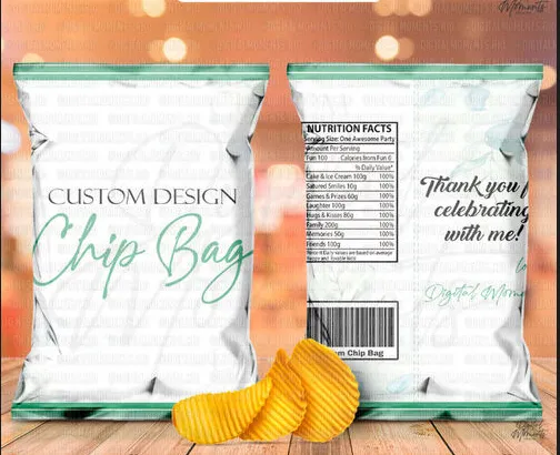 Custom Chip Bags - 6 Count