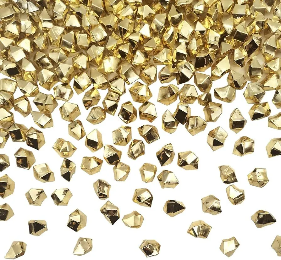 Gold Acrylic Ice Rocks