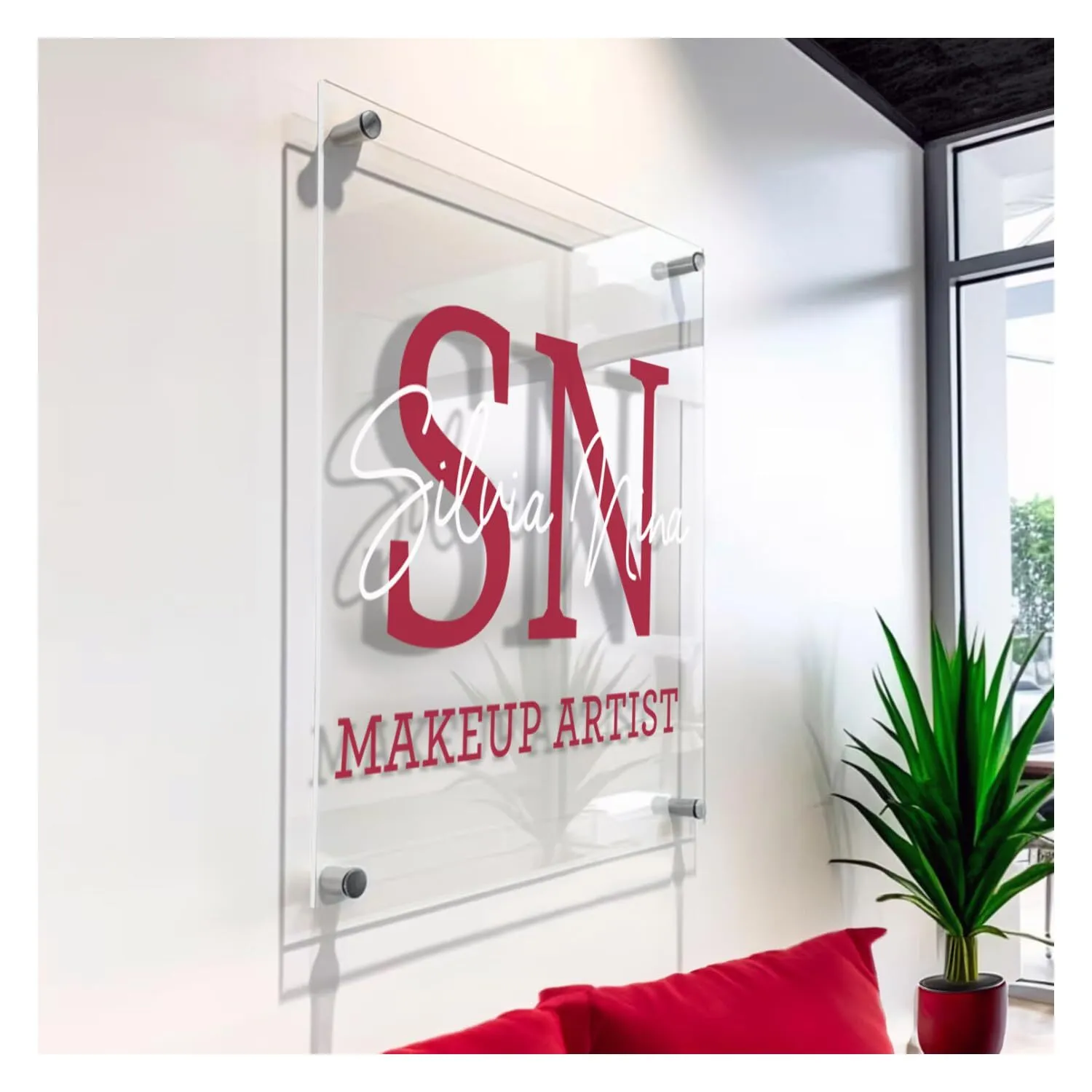 Custom Clear Acrylic Sign