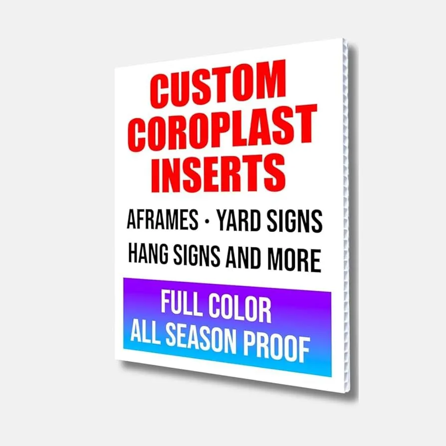 Custom Coroplast Sign