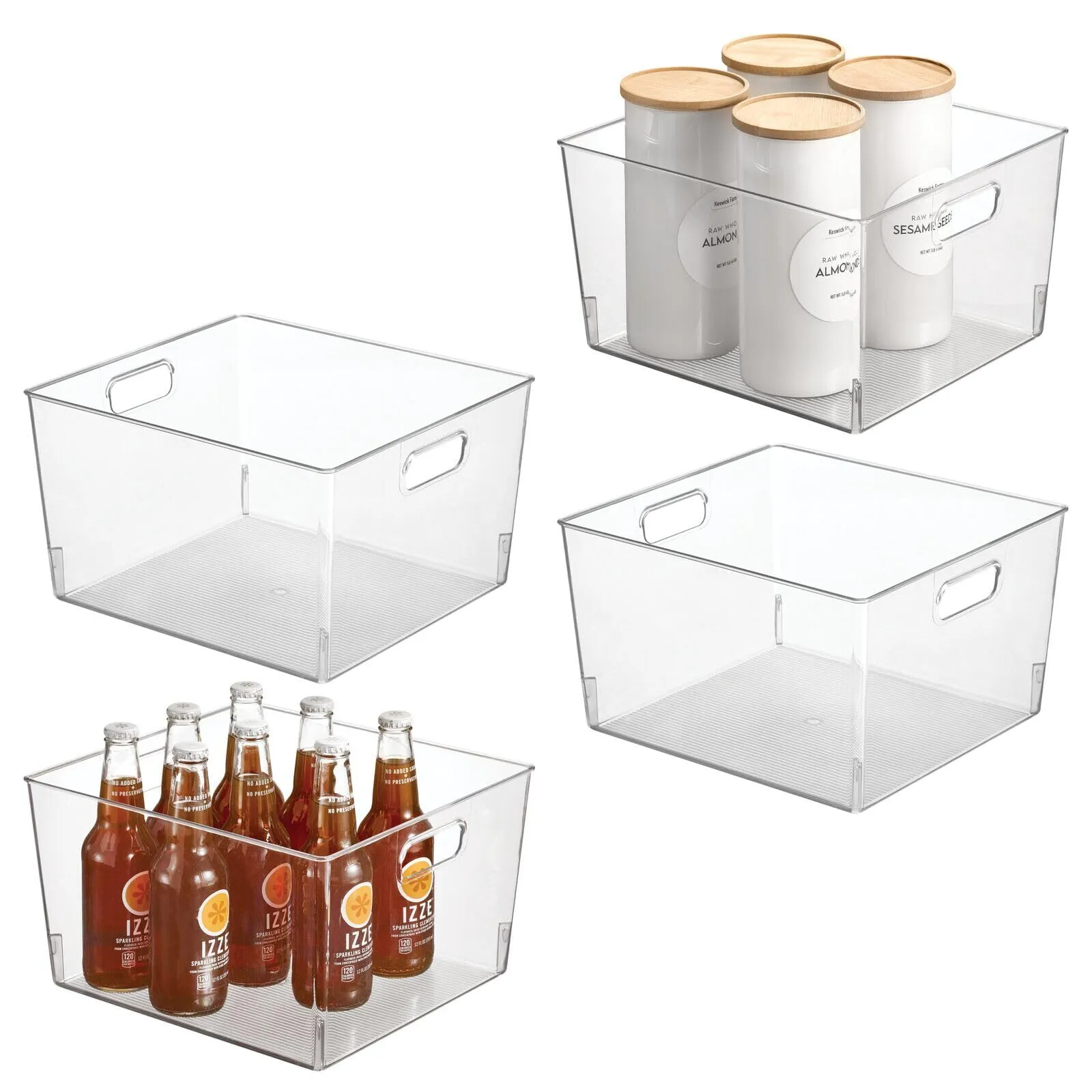 Clear Drink Bin
