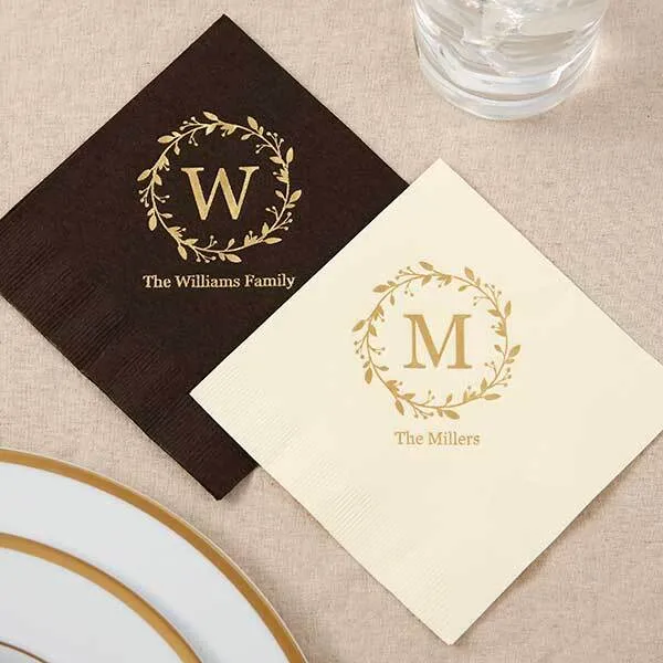 Customizable Cocktail Napkins