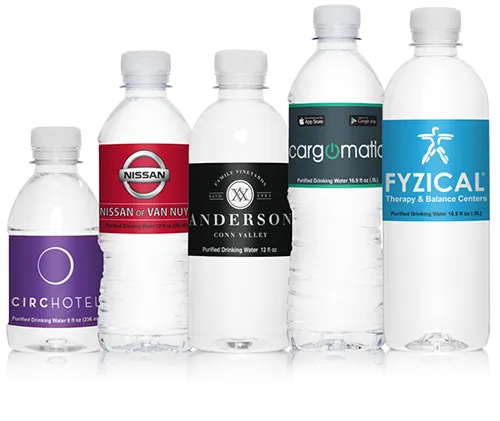 Custom Labeled Water Bottles