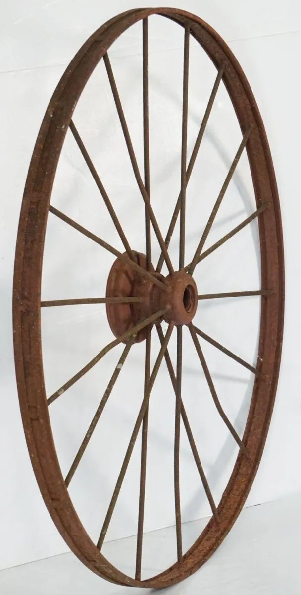 Metal Wagon Wheel