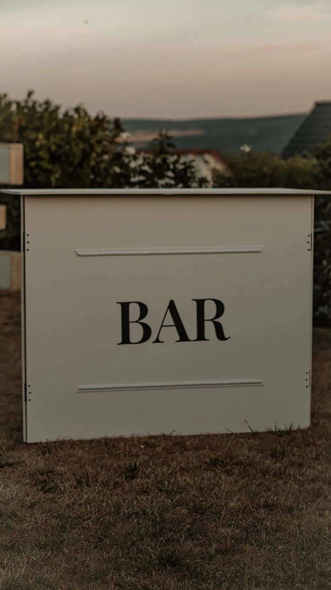 Klappbare Bar