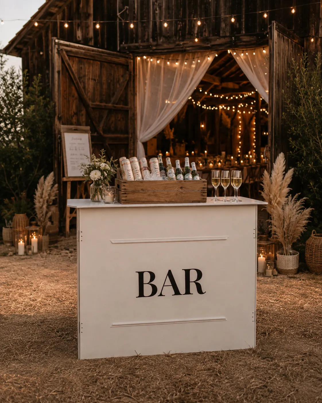 Klappbare Bar
