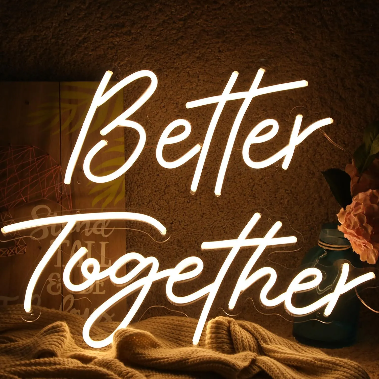 Custom Neon Sign: Better Together
