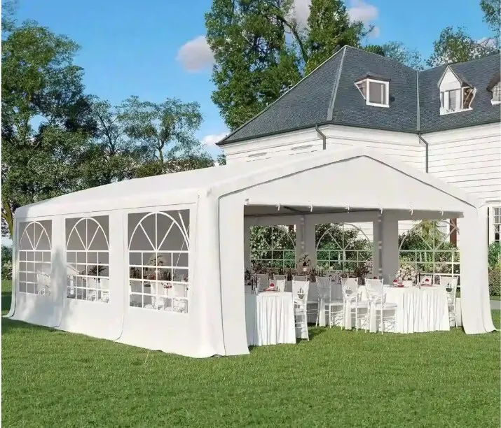 20x20 White Frame Tent