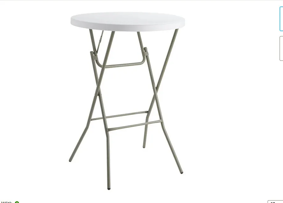 Round Bar Height Cocktail Table