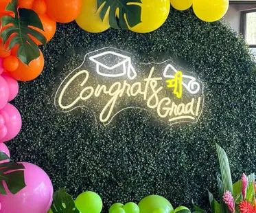 Custom Neon Sign: Congrats Grad