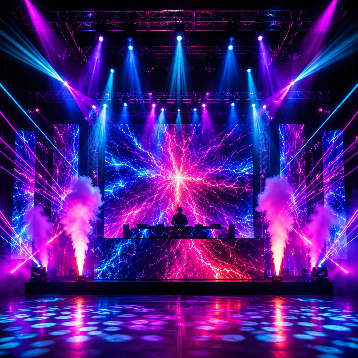 Lights, Lasers, Video Walls & Effects