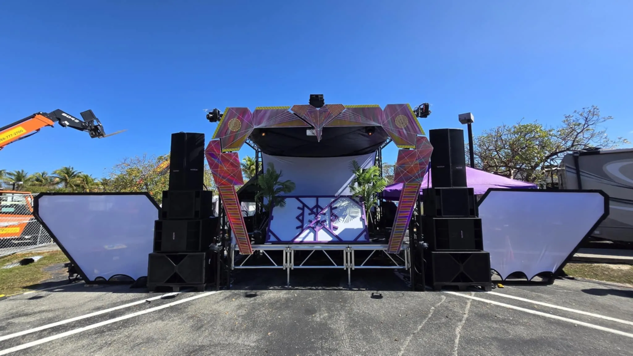 Custom Designed Full Stage Setup