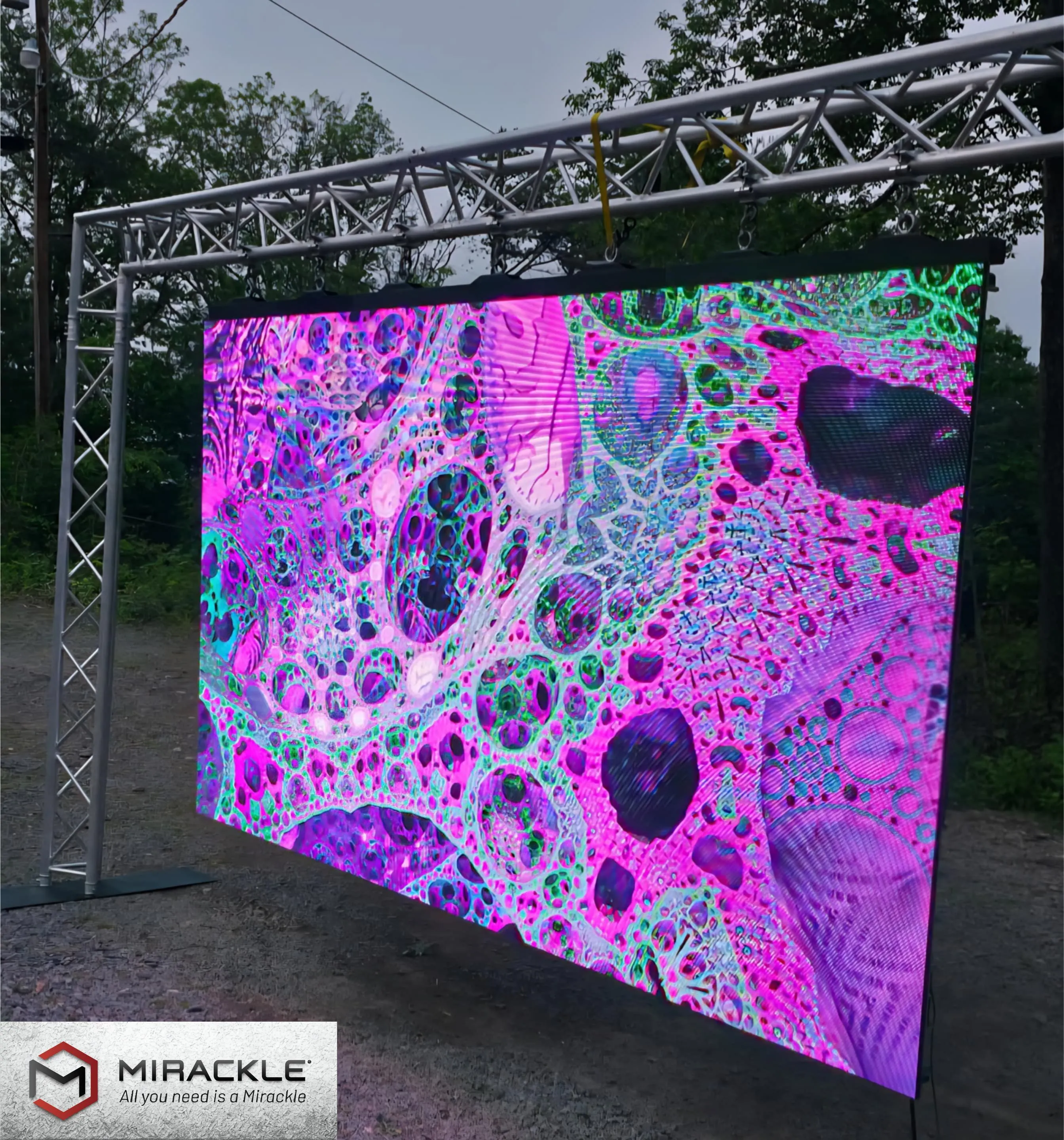 Mirackle 4k 12.6 x 6.6 OUTDOOR LED Video Wall P3.91mm