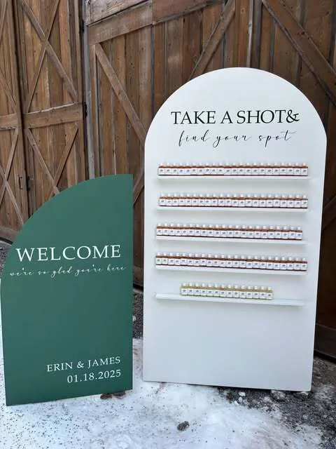 Arch Backdrops & Shot/Champagne Wall