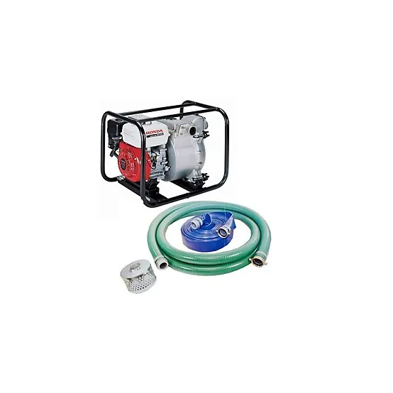 2" trash pump w 150' 2" hose