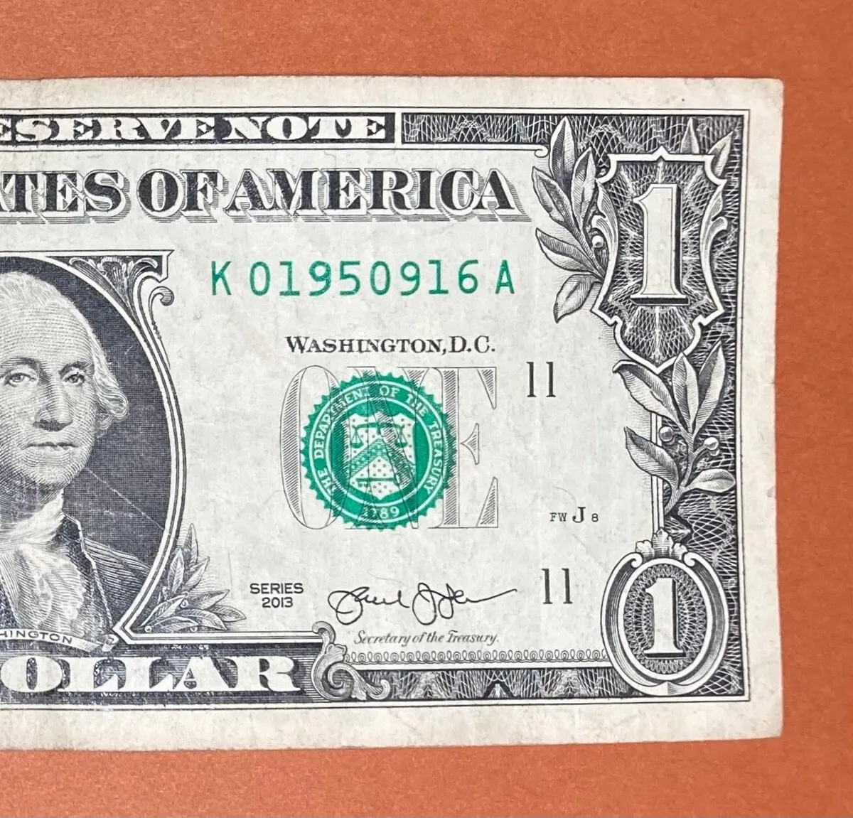 1 dollar bill