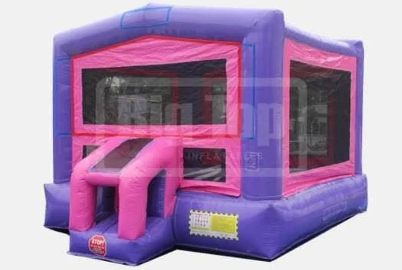 Pink Banner Bounce House 14 (H) x 15 (L) x 14 (W) *COMPATIBLE WITH BANNERS*