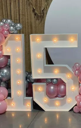 15 Marquee Numbers - 4 ft