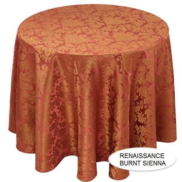 LN26S Burnt Sienna:: Renaissance Damask
