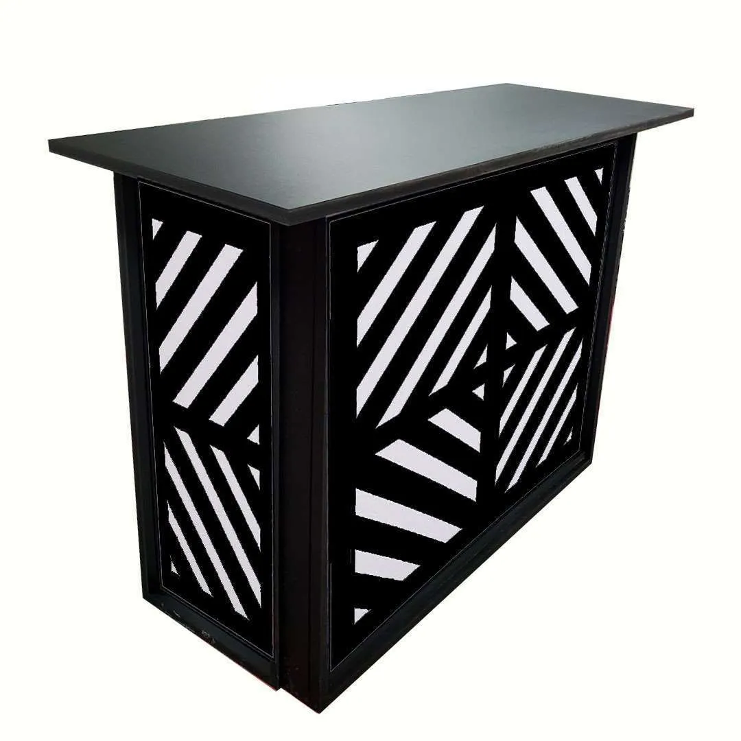 DC20B_LED :: Black Lucite Screen Bar + LED