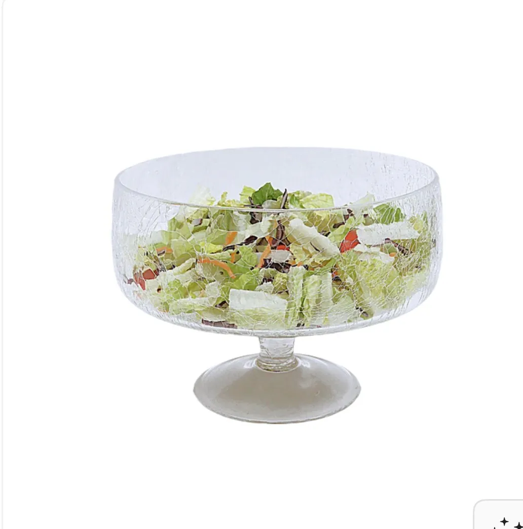 SRV76 :: Short Stemmed Salad Bowl 9.4"