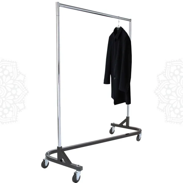 MSC01 :: "S" Rolling Coat Rack 