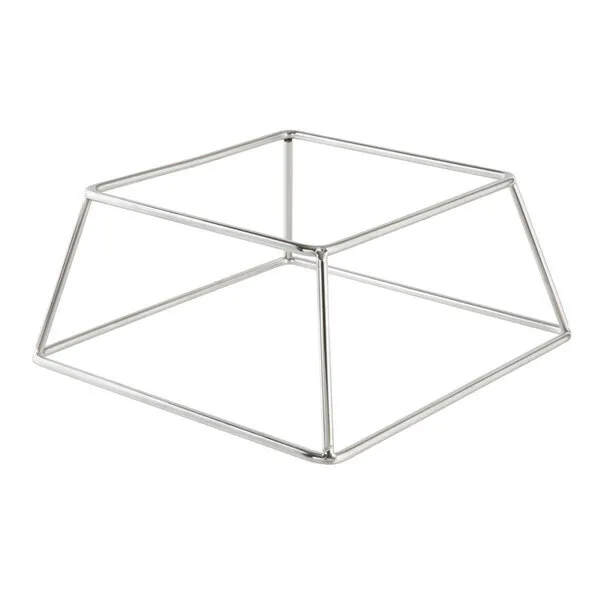 SRV66 :: 4" Square Stainless Steel Display Stands