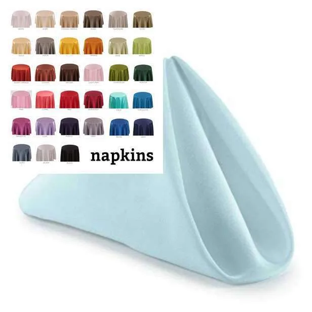 LN51S :: Faux Dupioni Napkins 33 Colors