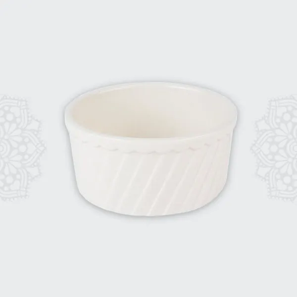 DY12 :: Dairy Crock Fluted  (12oz) 