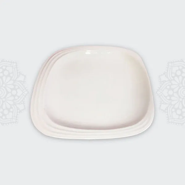 DY11 :: Dairy Square Art Deco Plate 9.75" 