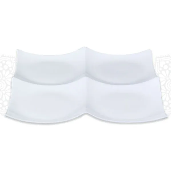 SEC08 :: Fortune Collection 4 Section Platter 10.25"