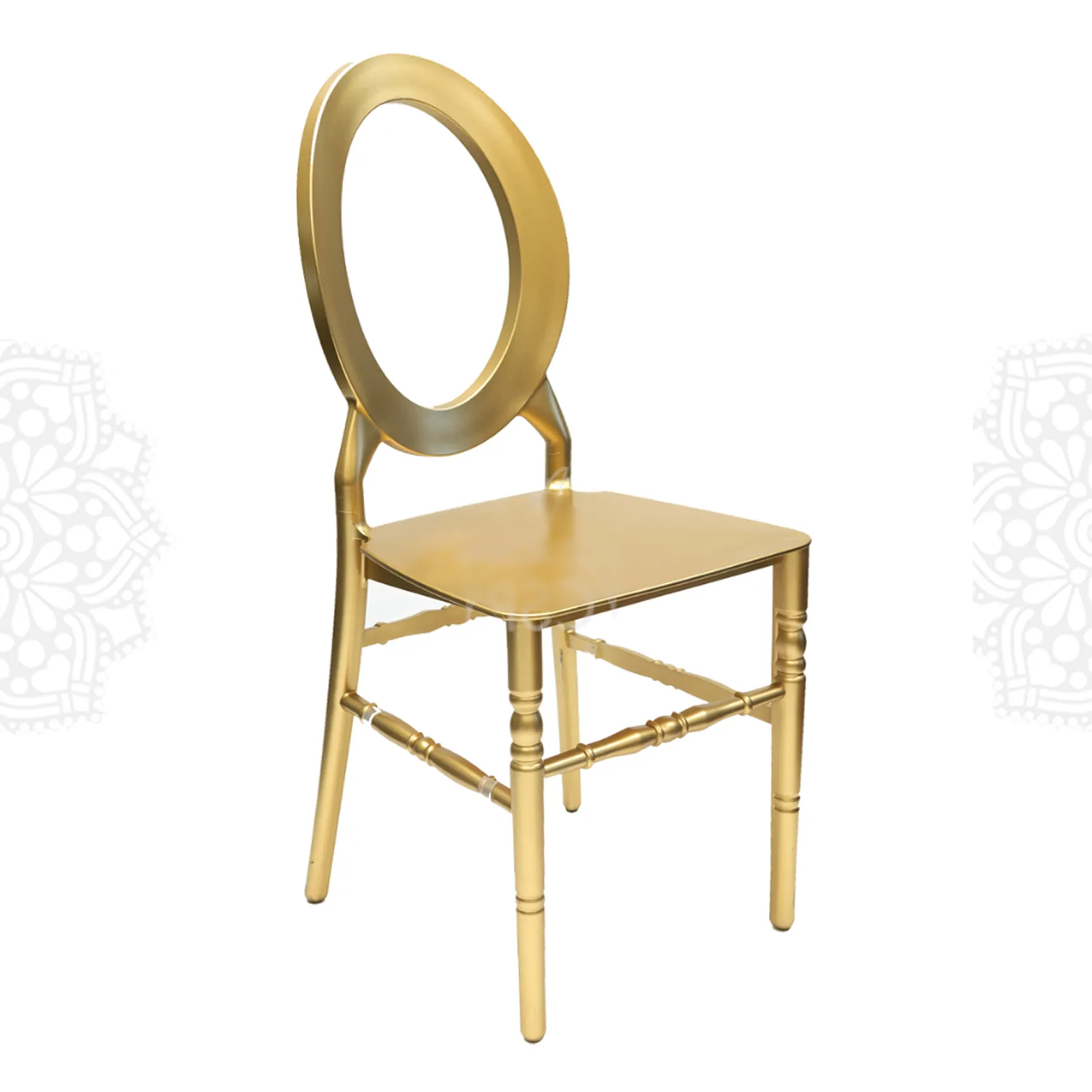 CH31 :: Gold O-Back Chair