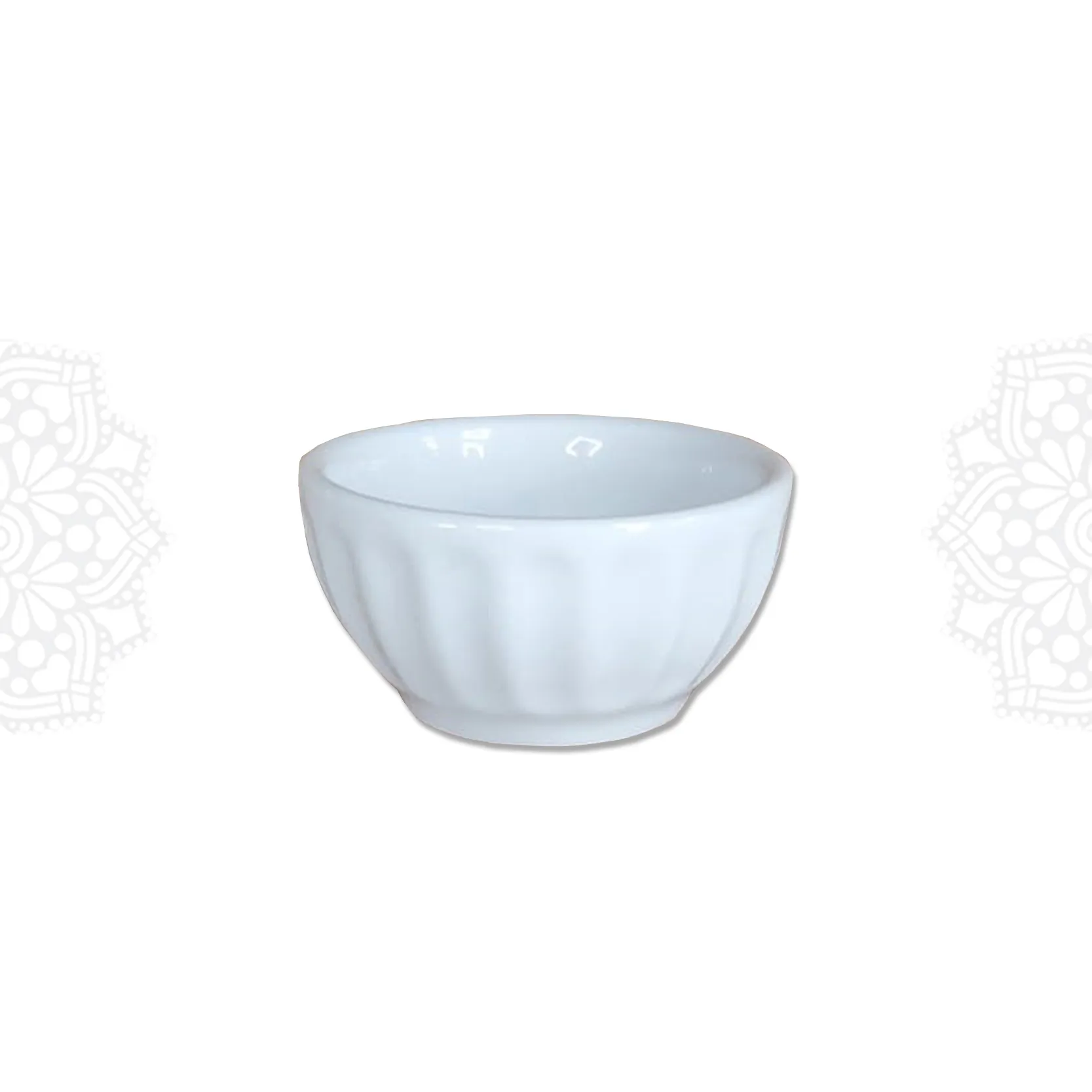SP37 :: Mini Round Ridged Pinch Bowl 2oz