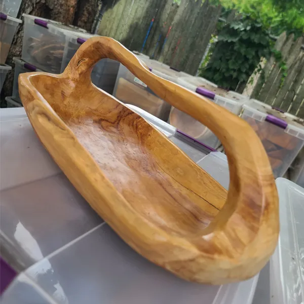 WD49 :: Handmade Organic Wooden Basket 17"