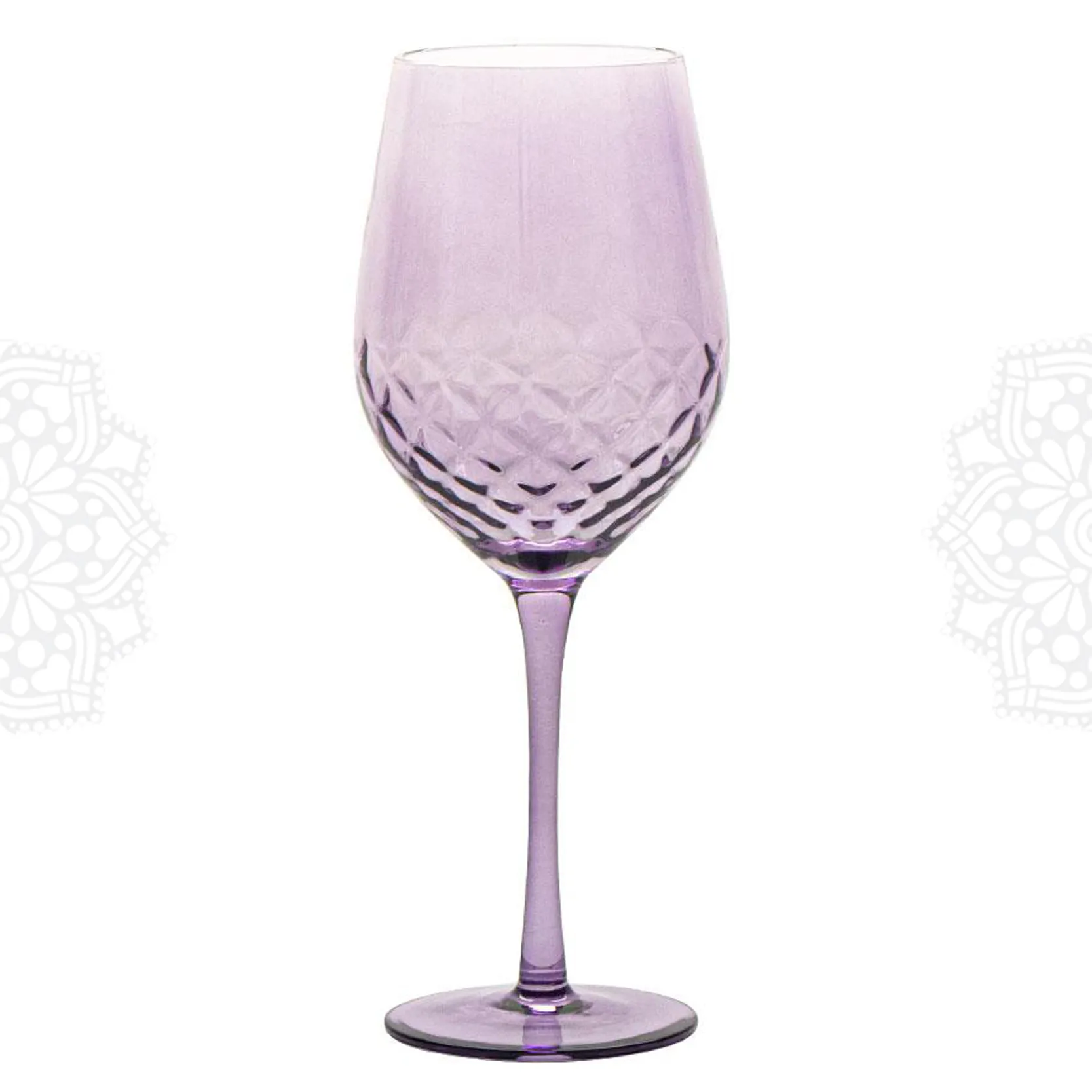 G281 :: Hammered Diamond Purple, Water Glass