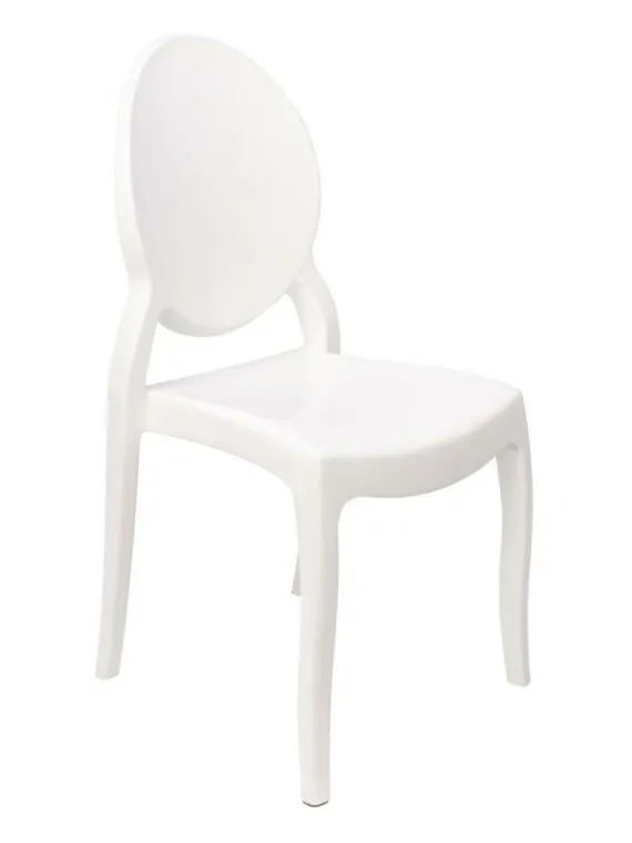 CH65 :: White Ghost Chair