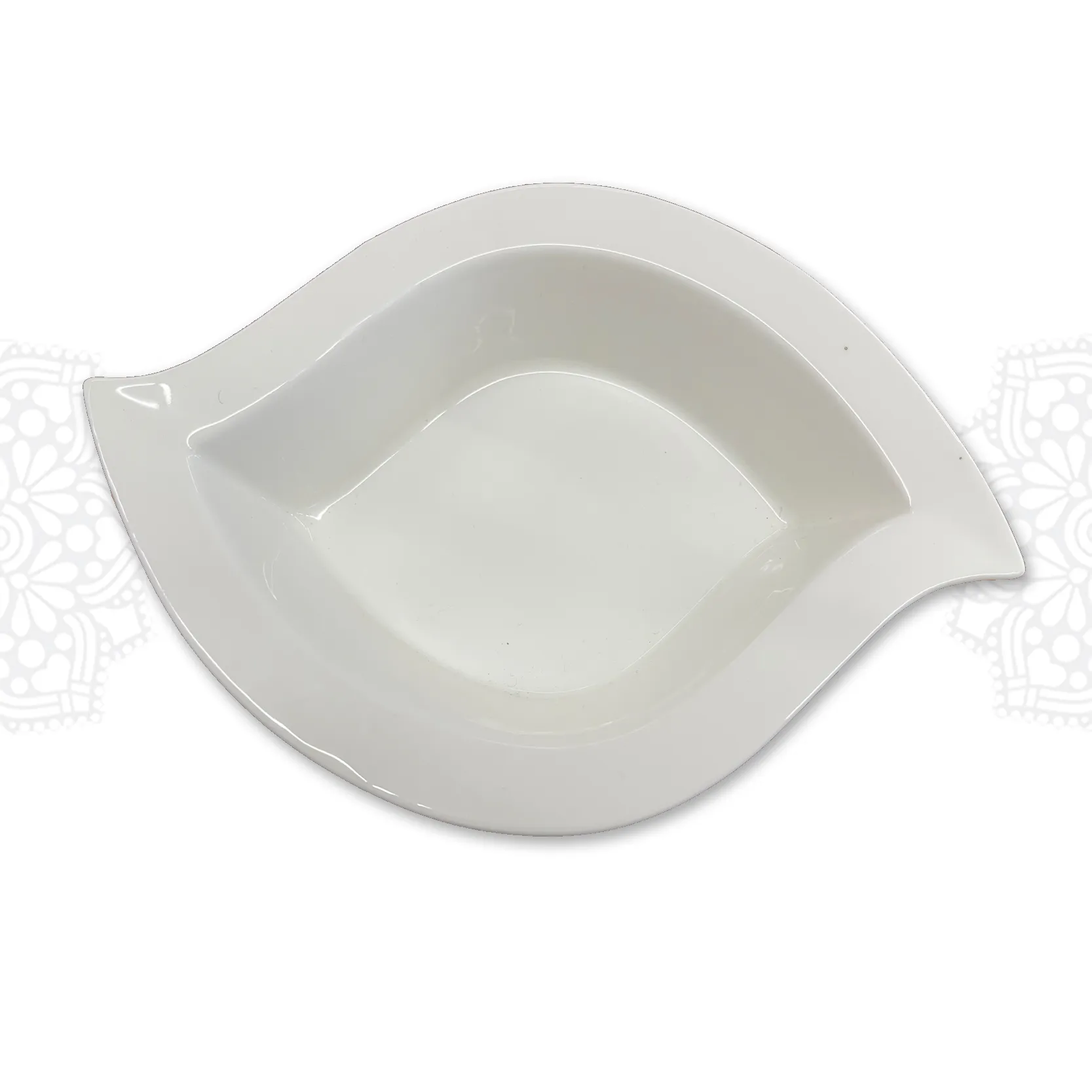 SQ39 :: Diamond Teardrop Dish 8" x 6"