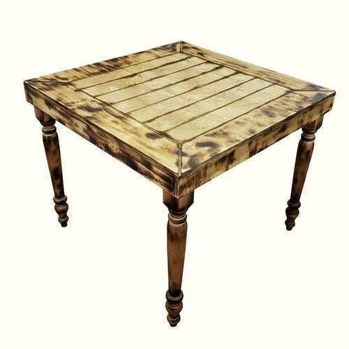 TB51 :: Planked Wood Farm Table 3' x 3' (30" H)