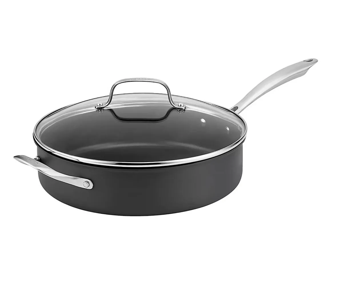 EQ66 :: Chef's Saute Pan with Lid & Handle (12")