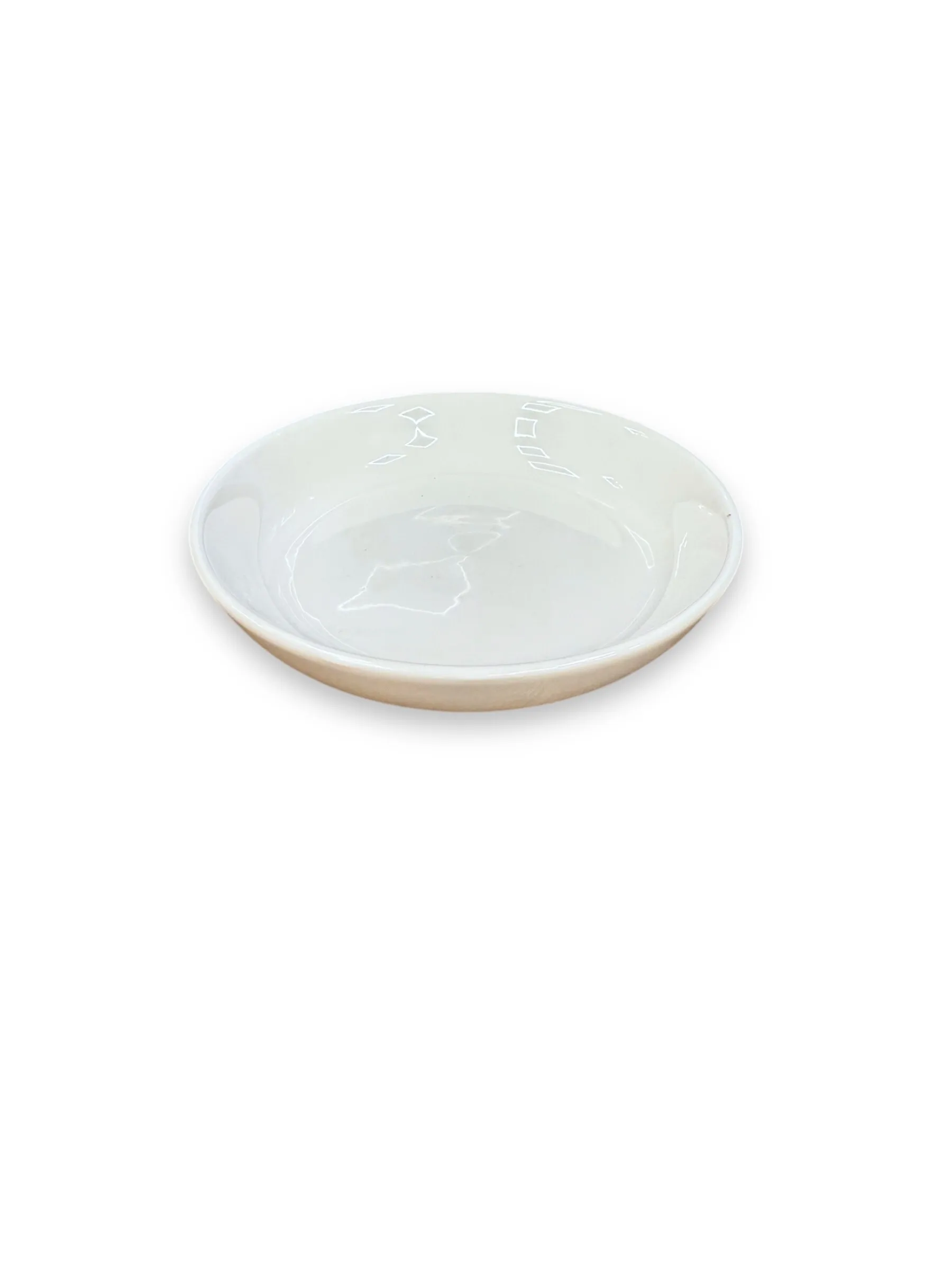 SP61 :: White Round Dish 4.5"