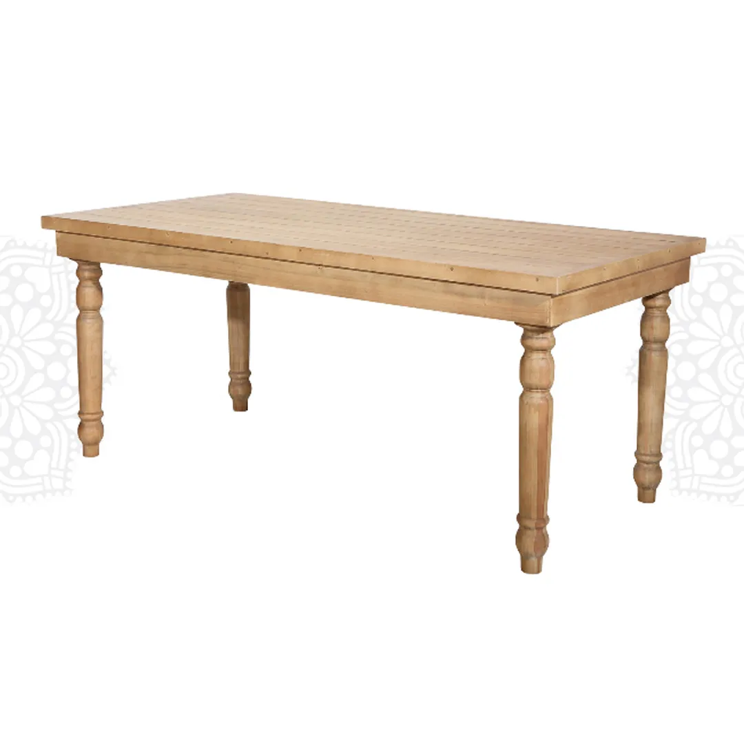 TB50 :: Farm Table Wood Folding Banquet 8' x 48" 