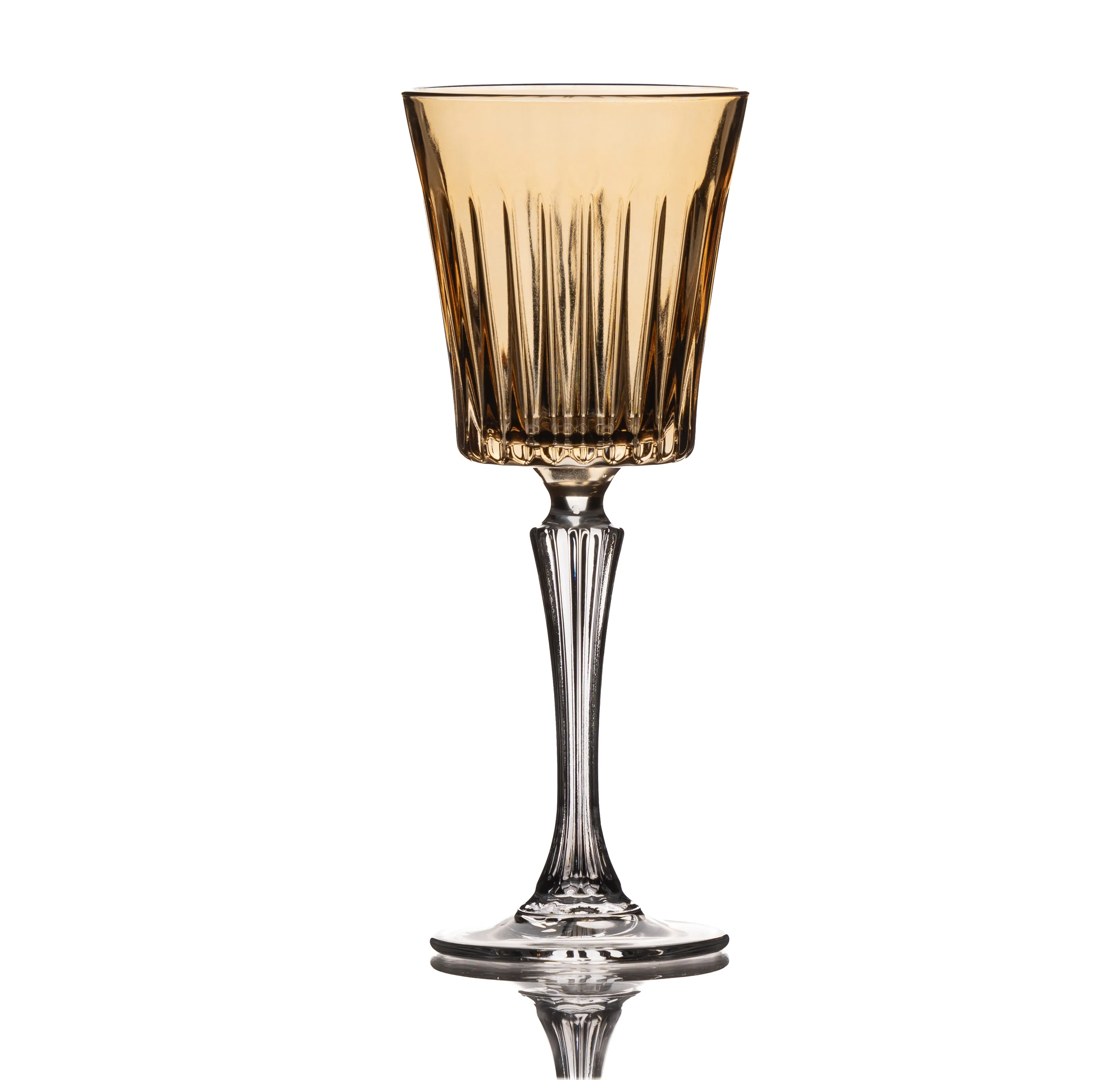 G299 :: Amber Wine Glass