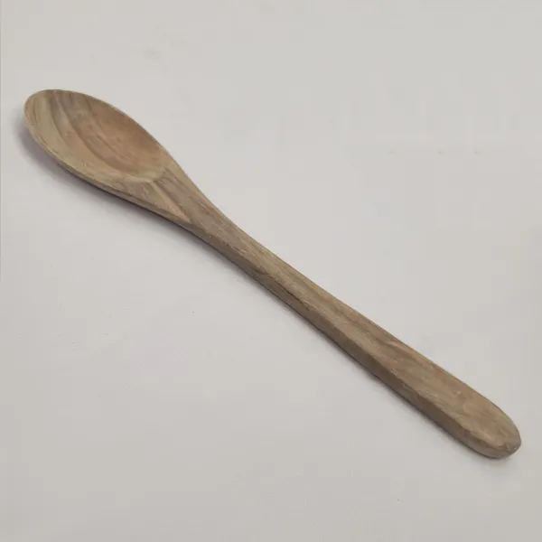 WD60 :: Natural Teak Wooden Spoon 14"