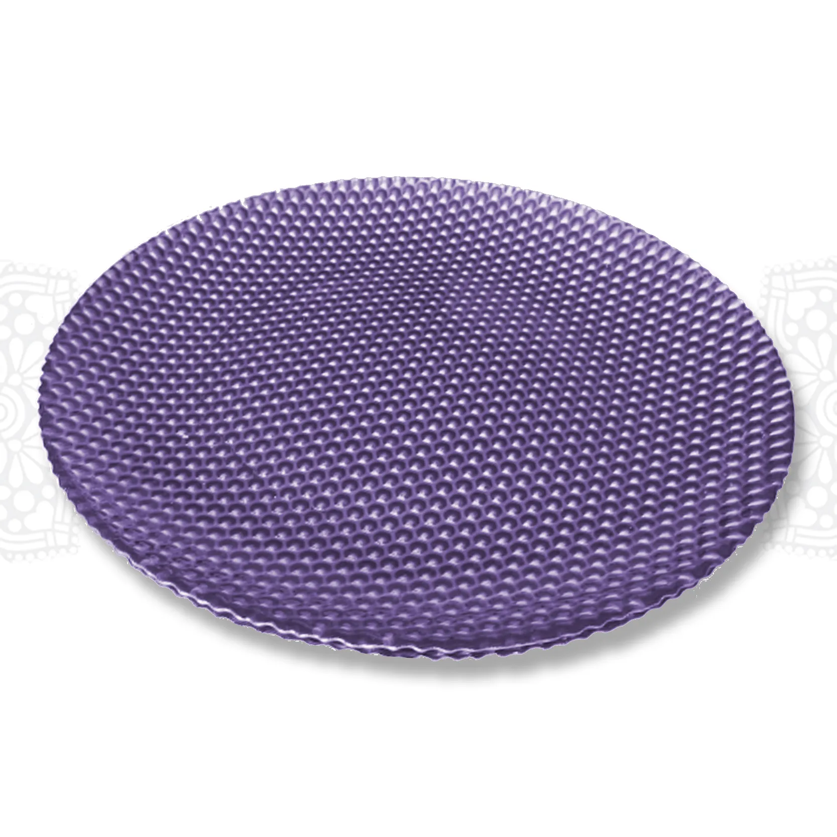 CHRG32 ::  Hammered Diamond Purple Charger 13"