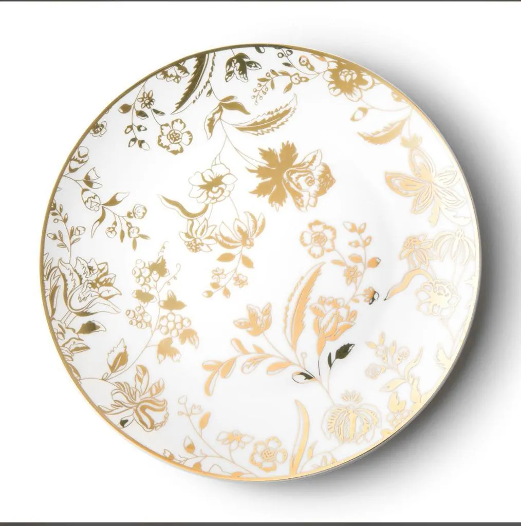 RD105 :: 12" Gold Design Charger Plate
