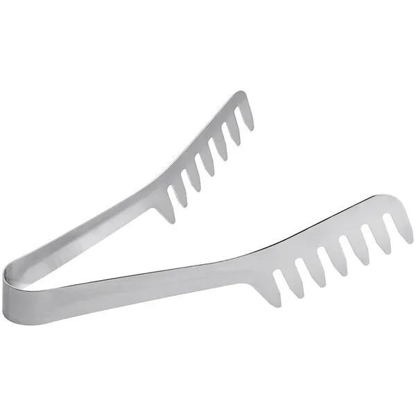 UT21 :: 8" Stainless Steel Spaghetti Tongs